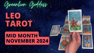 LEO TAROT quotWOW A CHANGE OF FORTUNEquot MID MONTH NOVEMBER 2024 [upl. by Winnie]