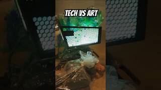 Tech vs Art art sculpture creative artwork [upl. by Alel]