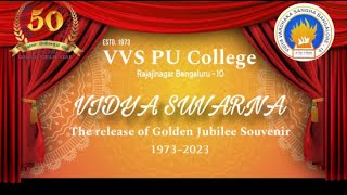 VIDYA SUVARNA GOLDEN JUBILEE SOUVENIR RELEASE 202425 [upl. by Aiz]