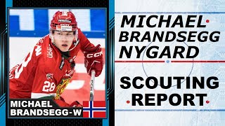 MICHAEL BRANDSEGGNYGARD Highlights  2024 NHL Draft [upl. by Aicia]