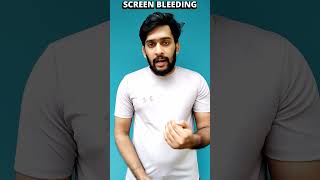 What is Screen Bleeding Explained in 60 Seconds  Malayalam screenbleeding display asastech [upl. by Genevra]