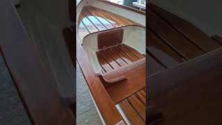 14 ft Wooden Rowboat  Clinker boat  Lapstrake boat  ahşap sandal [upl. by Tanberg]