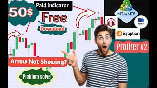 150 Indicator arrow not showing problem solve mt4 paid indicator free download binary and forex [upl. by Yraek]