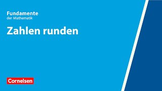 Zahlen runden  Fundamente der Mathematik  Erklärvideo [upl. by Ima]