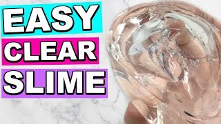 EASY CLEAR SLIME [upl. by Yellhsa]