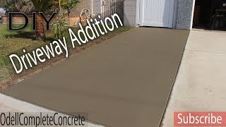 How to Pour a Great Beginners Slab DIY Driveway Addition [upl. by Aihsemaj296]