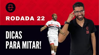 DICAS CARTOLA 2024  RODADA 22 PRIORIZAR OS MEIAS [upl. by Nuris999]