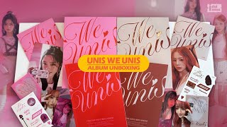 4K UNIS 유니스 The 1st Mini Album WE UNIS UNBOXING [upl. by Kriste]