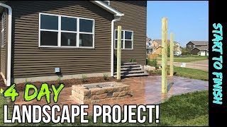 New Home New Landscape Backyard Landscaping Project  Schifsky Companies [upl. by Griswold]