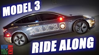 Tesla Police Car Ride Along  In Depth [upl. by Ebba]