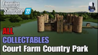 FS22 Court Farm Country Park  Earn extra money  All 100 Collectables [upl. by Eiralih730]