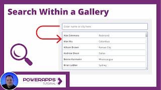 Power Apps Search Gallery [upl. by Mcdowell272]