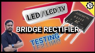 BRIDGE RECTIFIER TESTING  TECHPRABU  EXP IN TAMIL [upl. by Publus284]