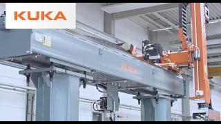 KUKA linear robot Versatility for highest demands in handling palletizing and more [upl. by Olivia836]