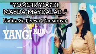 quotYOMGIR YOGDI MAYDAMAYDALABquot NODIRA XODJIYEVA MANSUROVA COVER VERSION RETRO [upl. by Annaerda876]