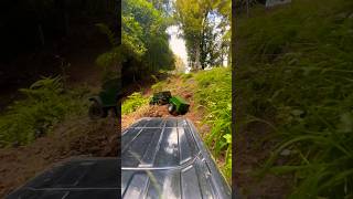 TRX4 BRONCO W SCX10 III TOWING A TRAILER  rccar crawler jeep bronco axial trx4 [upl. by Pettiford]