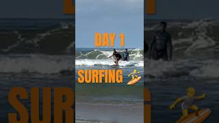 DAY 1 learn surfing with me Subscribe for more such  fitness [upl. by Santana]