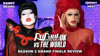 Rupaul’s Drag Race UK Vs THE WORLD Finale Review With Danny Beard  CHERRY WEST [upl. by Dunkin]