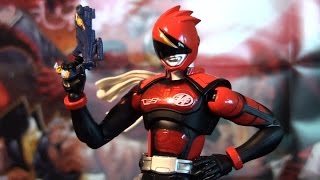 R215 Bandai SH Figuarts Akibaranger Akiba Red Action Figure Review [upl. by Enamrej426]