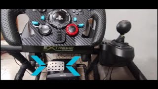 Pedaleira para unificar pedais linha Logitech Tutorial de instalação e primeiras impressões [upl. by Aicyla]