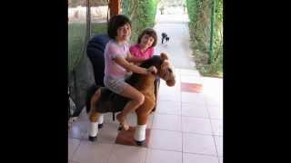 UFREE Horse Action Pony Ride on Moving Rocking Horse [upl. by Ainolopa]