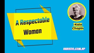 A Respectable Woman Exercise Questions amp Answers  Class 12 English [upl. by Holey]