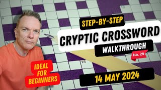 Beginnerfriendly stepbystep guide to Solving a Cryptic Crossword  No29 [upl. by Dituri656]