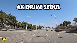 4K Drive from Incheon Airport to Seoul [upl. by Riki]