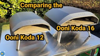 Comparing the Ooni Koda 12 and Ooni Koda 16 Pizza Ovens  PIZZA BEGINNERS GUIDE [upl. by Cedell]