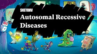 Understanding Autosomal Recessive Diseases amp Disorders Full Lesson Sketchy Medical  USMLE Step 1 [upl. by Ehling]