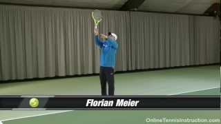 Tennis Serve Lesson Lead With The Edge For More Serve Power [upl. by Clark]