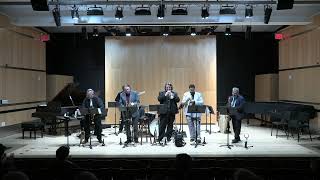 ANDREA TOFANELLI USA TOUR 2024  Concert at UMASS  solos from quotJazz Suite for 4 tptsquot J Holmes [upl. by Cioban]