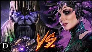 Thanos VS Hela  MCU  BATTLE ARENA [upl. by Eisac128]