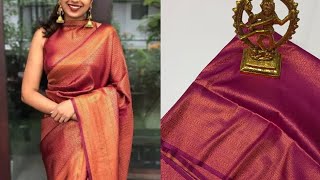 SOFT SILK SAREES  COPPER SOFT SILK SAREES [upl. by Tiana768]