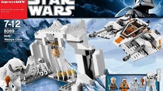 Обзор на лего звёздные войны Hoth Wampa Cave 8089 [upl. by Lemal697]