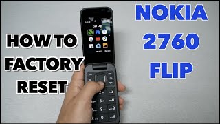 Nokia 2760 Flip How to factory reset [upl. by Sunev]