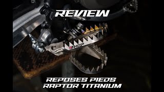 review  reposes pieds raptor titanium [upl. by Solahcin152]