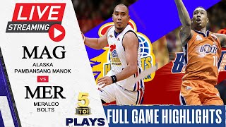 PBA Live Stream 2021 Magnolia Pambansang Manok vs Meralco Bolts  Full Game Highlights  Top 5 Plays [upl. by Leander]