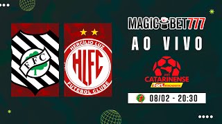 Campeonato Catarinense Avaí x Figueirense  AO VIVO COM IMAGENS [upl. by Ileyan]