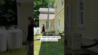 This extension ladder attachment makes life easy diy construction remodeling hgtv carpentry [upl. by Abbott]