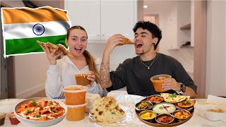 Trying INDIAN FOOD for the FIRST TIME [upl. by Rosenberger]