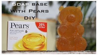 How To Make Soap Base With Pears  DIY  TUTORIAL  4K [upl. by Ninetta]