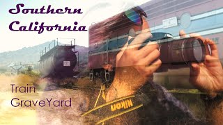 San Diego  California Desert Train Grave Yard  Test Footage [upl. by Yrnehnhoj]