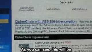 Addonics CipherChain ExpressCard  Driver download 3 of 7 [upl. by Gordie]