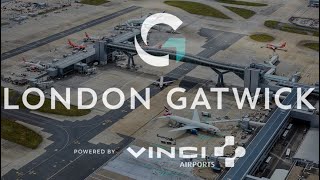 Gatwick Airport Live  EGKKLGW  6th March 2024  Airside with Vinci Airports [upl. by Renaxela735]