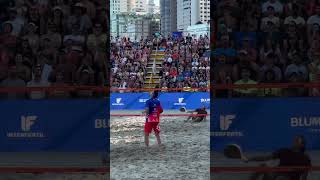 Gianotti e Spotto X Cappelletti e Baran playbeachtennis beachtennisbrasil [upl. by Inaluahek]