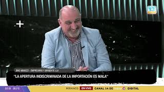 Dino Minozzi empresario y dirigente de La Libertad Avanza en Paren las Rotativas [upl. by Lomax]