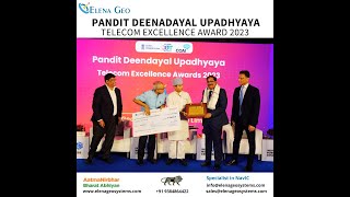 Elena Geo Receives Recognition from Department of Telecommunications India [upl. by Lisk]