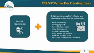 Vidéo présentation FestiRun challenge connecté et course physique [upl. by Roer279]