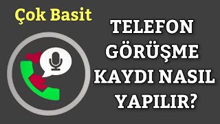 GÖRÜŞME KAYDI NASIL YAPILIR En İyi Görüşme Kayıt Programı [upl. by Lundin55]